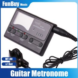 Guitar Musedo MT80 Profession Precision LCD Guitar Metronome Tone Generator Guitar Taille pour chromatique Gutiar Ukulele Bass violon