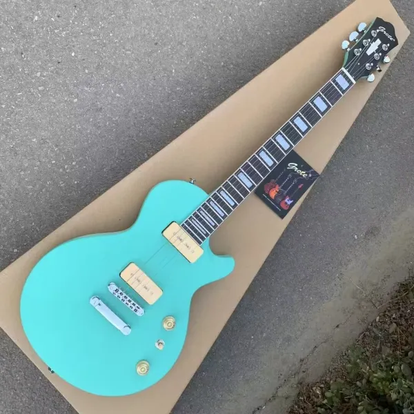 Guitare new Grote bleu couleur bleu guitare électrique p90 pics de guitare meilleure guitare