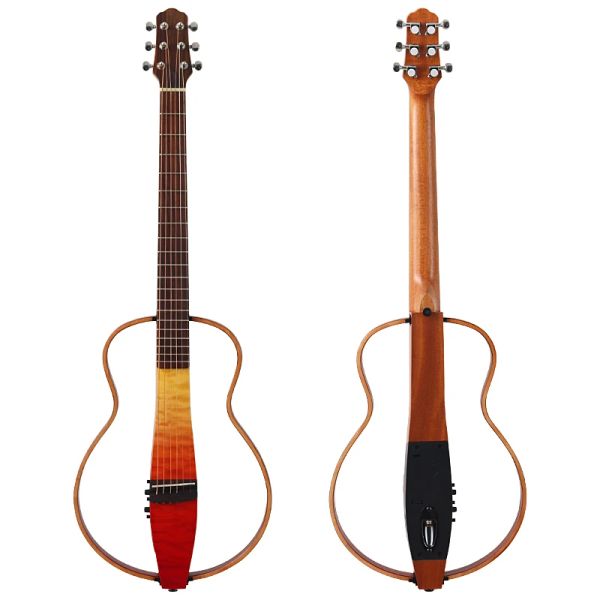 Guitare nouveau style amovible acoustique électrique guitare 6 cordes guitare 39 pouces folk guitare avec pick-up bon artisanat