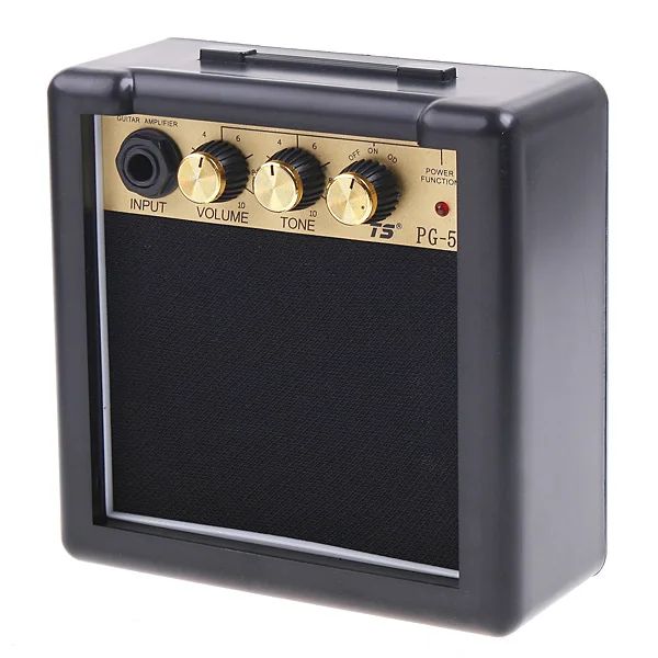 Guitarra más nuevo PG5 5W 5W Amplificador eléctrico Amplificador Altavoz Volumen Control de tono Accesorios de piezas de guitarra de alta calidad