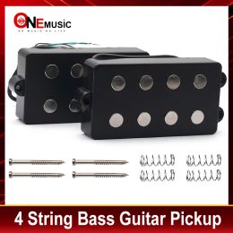 Guitare Open Bass Guitar Pickup 4 String Double Coil Humbucker Pickup en céramique Aimant 54 mm / 57 mm pour les accessoires de guitare basse de style musical