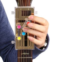 Guitare portable classique Guitar Teaching Aid Guitar Learning System Practice Practice Aid Painproof Finger Booster Learn Chord Assistant