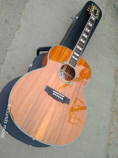 Guitarra gratis envío profesional guitarra jumbo guitarras acústicas f50 guitarra vintage aaa koa guild eléctrico acústico