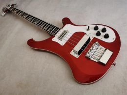 Guitare rickenback 4003 basse électrique guitare transparente couleurs rouges rose rose bordereau de haute qualité guitarra livraison gratuite