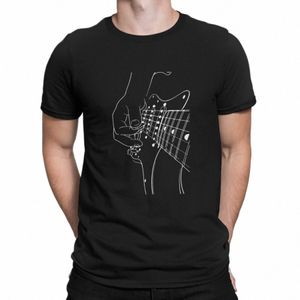 Guitarra Rock Camiseta Guitarrista Bas Camiseta elegante Ocio Hombres Camiseta Impresión Moda i6KF #