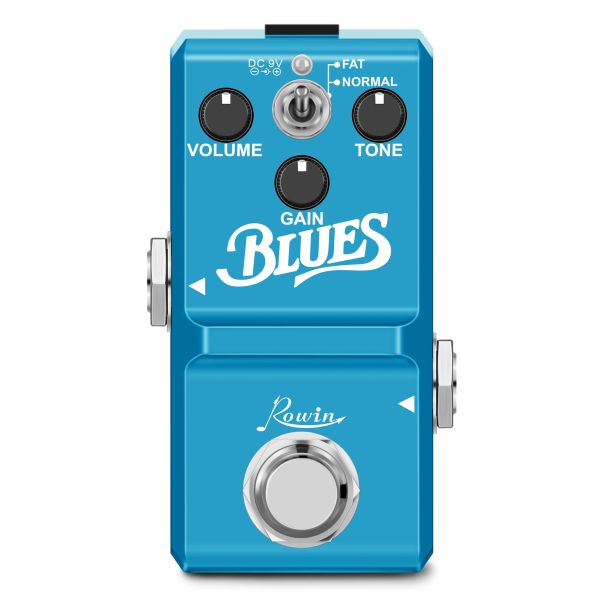 Guitar Rowin LN321 Blues Pédale à large gamme Réponse de fréquence Blues Style Overdrive Effet pédale pour la guitare accessoires de guitare