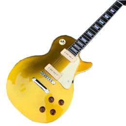 Guitar Shop New Gold Silver Pink 6 Cristring Custom Electric Guitar Expédition rapide