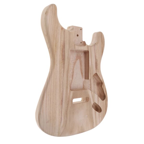 Guitare en bois massif électrique Guitare Corps inachevé pour Strat St Guitar DIY Pièces