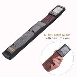 Guitar Solo Portable Guitar Chord Trainer Pocketguitar Practice Tools LCD Musical Stringed Instrument Chord Trainer Tools For Beginner