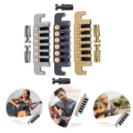 Guitar Stop Bar Lock TP6 CHAPPIED COMBO avec des goujons et inserts des pièces de guitare électriques de remplacement pour la guitare électrique LP SG ES EPI