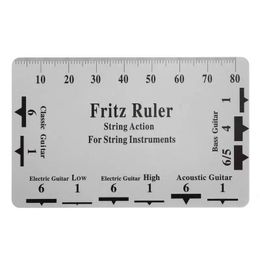 Guitar String Action Gauge String Pitch Ruler Measing Tool voor Bass Luthier Tool Guitar Parts Accessoires