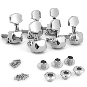 Guitar Tuning Pegs Acoustic Guitar String Machine Semiclosed Heads Taillers 3LX3R Chrome