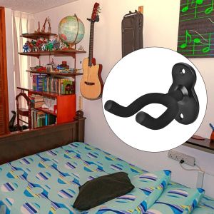 Guitar Wall Mount Wall Hanger 1 Pack Hook Black Metal Gitaar Holder voor akoestische elektrische bas gitaar ukelele banjo mandoline