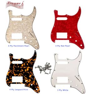 Guitare xinyue parties de guitare pour nous 11 trous à vis avec floyd rose tremolo bridge st hs paf strat guitare pickguard plusieurs couleurs