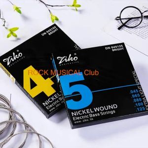 Guitare Ziko Electric Bass Guitar Strings Nickel Will 4 String 5 String 6 String Heavy Metal Rock Guitar accessoires