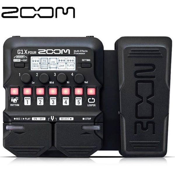 Guitare Zoom G1x Four/g1 Four, processeur multi-effets, effecteurs de guitare, accessoire d'instruments de musique Audio G1 Four