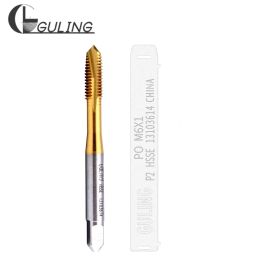 Guling HSS Spiral Flued Tap Spiral Point Tap Hand Tap M2 M2.5 M3 M3.5 M4 M5 M6 M8 M10 M12 M14 M16 M18 M20 Tapis de filetage de la machine