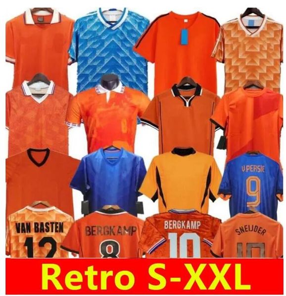 Gullit 1988 Retro Netherland Soccer Jersey 2012 Van Basten 2010 2000 2002 1998 1994 90 92 Holland Vintage Football Shirts Classic 1996 Rijk 2008 2014 999