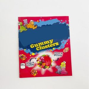 Gummies Mylar Sacs Vegan 500mg Stand Up Pouch Fruits Randoms Jelly Beaucoup Bonbons Sac d'emballage comestible Ubuvr Plmkq