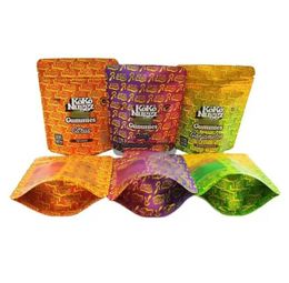 Gummies sacs d'emballage mylar 500 mg ganjamelon paquet de pastèque paquet runtz sac d'emballage gommeux