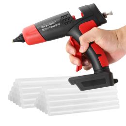 Pistolet 100W sans fil électrique à fusion à fusion à mouche chaude pour makita 21V Batterie Bulle antscalzé le pistolet à air chaud de soudage avec bâtons de 11 mm