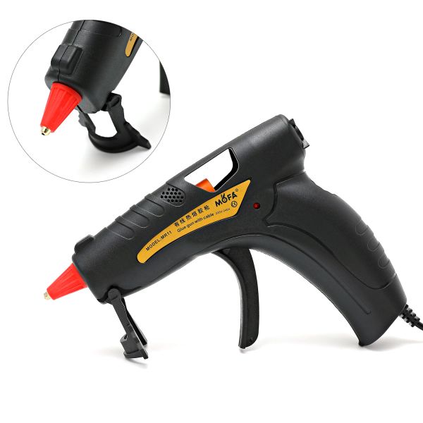 Pistolet sans fil à colle mouche à mouche 11W 3.7 V Rechargeable Lithium Battery Wireless Professional Repair Tool Glue Gun For 7mm Glue Stick