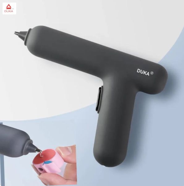 Pistolet Duka Atuman EG1 Electric Hot Melt Glue Gun Gun Tool avec des bâtons de colle mini chauffage électrique sans fil Mini colle