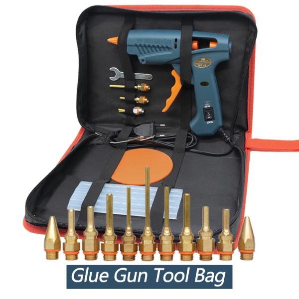 Bolsa de herramienta de pistola de pistola 50W/150W 100W Hot Hot Glete Gangle Gun Boquilla de cobre para 11 mm Glue Craft Home Adhesive Adhesivo Hot Gun Hot Gun