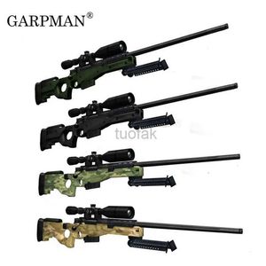 Gunspeelgoed 120 cm 1 1 AWP Sniper Rifle 3D Paper Model Pistool Puzzel Handgemaakt papierspeelgoed 240417