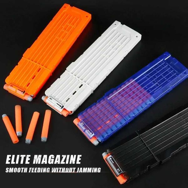 Pistolet jouets 18 Orange rechargement clip Nerf fléchettes rondes remplacement jouet pistolet balle molle chargeur pour Nerf Blaster 240307