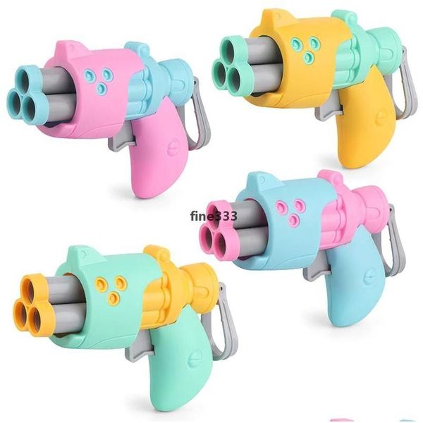 Pistolet Jouets 1 Pc Enfants Doux Pistolet Jouet Enfants En Plein Air Amusant Tir En Plastique Garçon Cadeau 4 Couleurs Aléatoire Drop Livraison Cadeaux Modèle Dh24F