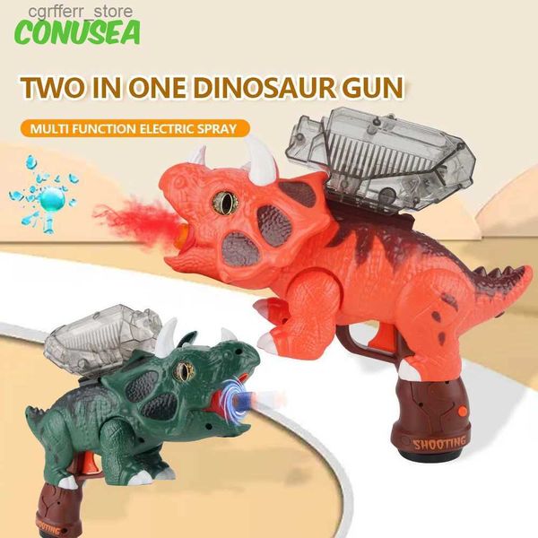 Gun Toys 2-en-1 500 pièces de pistolet électrique de water-polo balles de dinosaures pour les activités de plein air tir jeux d'équipe jouets garçons et cadeaux pour enfants 240327