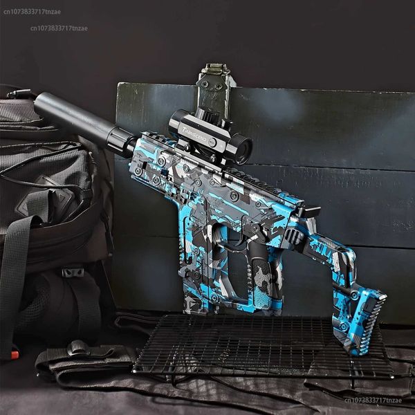 Toyadores de pistola 2024 Nueva pistola de juguete eléctrico de buceo de gel vectorial Conjunto completo con gafas Batería recargable del equipo de tiro al aire libre YQ24041384JK