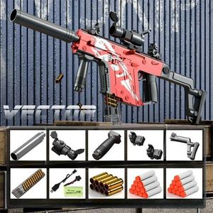 Gun Toys 2024 Soft Bullet Toy Gun Elektrisch speelgoedschuim Automatisch handmatig Sniper Rifle Shooting Game Adult Education speelgoed voor kinderen en jongens YQ2404132YQY