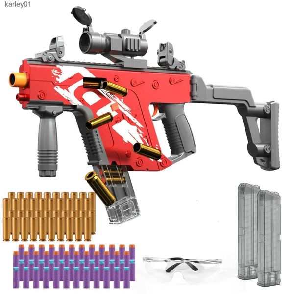 Pistolet Toys 2024 Bullet Soft Toy Gun Gun Electric Toy mousse Boule Automatique Manuel Sniper Rifle Shooting Children Boys Boys Adult Education Toys YQ240413