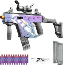 Toys 2024 Toy Gun Gun Electric Toys mousse Auto-manuelle Sniper Rifer Shooting Game Soft Bullet Toy for Kids Boys Adults Gift Gift AirSoft Pistol 240416
