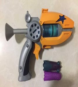 Toys de pistolet 22cm Blue Purple Oppo Bag Generation 1 Slugterra Gun Tyt avec 2 balles 1doll 5 Air Soft Bullets Boy Pistol Slug Terra Gu5110754