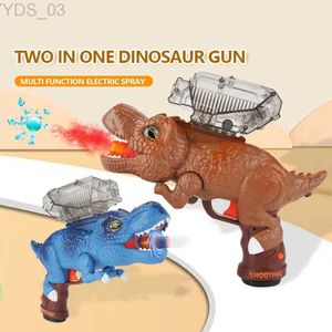 Pistoolspeelgoed 2in1 dinosauruspistool voor kinderen Gelbalpistool Elektrisch zacht kogelspeelgoedpistool Kinderspeelgoedgeweren Tyrannosaurus-speelgoed voor kinderen Beste cadeau YQ240307