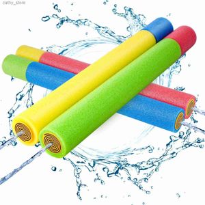 Gunspeelgoed 38 cm Water Gun Kid Zomer Big Krachtige Eva Foam Squirt Beach Toys Buiten Zwembad Watermaarden Kanon Straight Shoot Toy Giftl2404