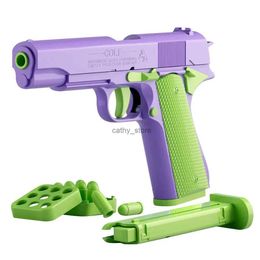 Pistolet jouets 3D imprimé pistolet sans tir Mini modèle gravité saut droit jouets enfants soulagement du Stress jouet noël GiftL2403