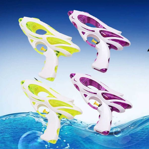 Pistolet toys 4pcs water puns plage jouant des jouets pour enfants pistolets d'eau en plastique pistolets de piscine pour enfants pour enfants (couleurs mélangées) l2404