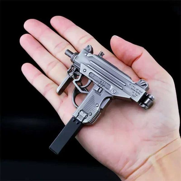 Toys Alloy 1 3 miniature modèle uzi mitraillement pistolet 15 cm de haut de pistolet de haut