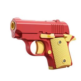 Gunspeelgoed Automatisch Decompressie Radiatie Gun Woestijn Pistool Continue Shell Spray Air Hangende Revolver Toy Gun Boy Gift YQ240413APCY