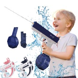 Gun Toys Pistolet à eau électrique automatique glock pour enfants Blaster Water Squirt Guns Rechargeable Soaker blaster Pool Outdoor Summer Water Game 230724