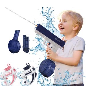 Gun Toys Automatic Electric glock pistola de agua para niños Blaster Water Squirt Guns Recargable Soaker blaster Pool Outdoor Summer Water Game 230724