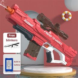 Gunspeelgoed Automatisch elektrisch waterpistool Beschadigbaar buitenstrand zwembad Hoge druk Kinderen speelgoed Toys Boy Girl Gifts 220905