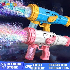 Gun Toys Bubble Gun Automatisch water Elektrische bubbelmachine Kinderdag Gift Toys For Boys Kid Girls Summer Outdoor Wedding Party T230522