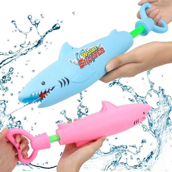 Pistola de juguete para niños, pistola de agua de tiburón, juguetes para niños, lucha contra el agua en verano, juguetes para piscina, juegos de agua al aire libre, pistola pulverizadora, juguetes, tirador de chorro, regalos L2403