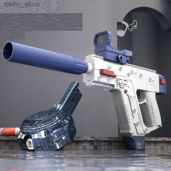 Pistolets Toys Enfants Toys d'été Vector Electric Water Gun Shooting Big-Capacity Water Spray Outdoor Toy Boys Birthday Cadeaux pour Kidsl2404