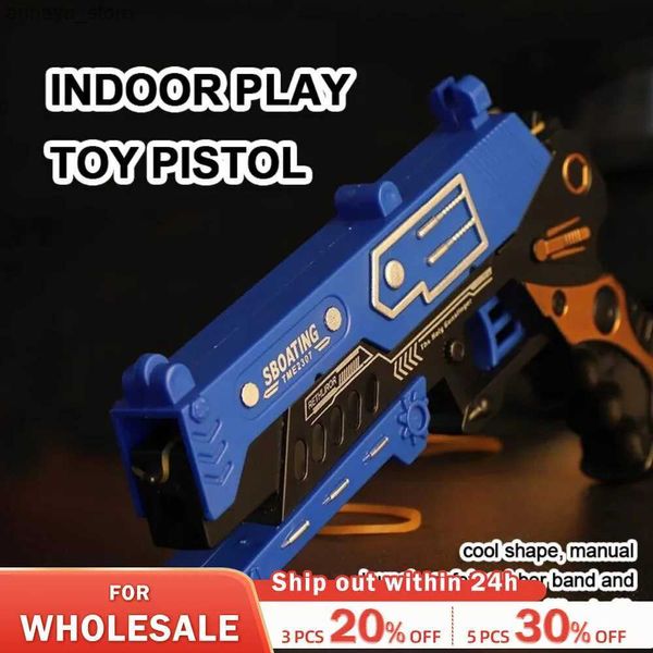 Toys de pistolet Fire Continu Simulation Pistol Simulation pliable lanceur de tir manuel répété Target compétitif Target Target TOYL2404